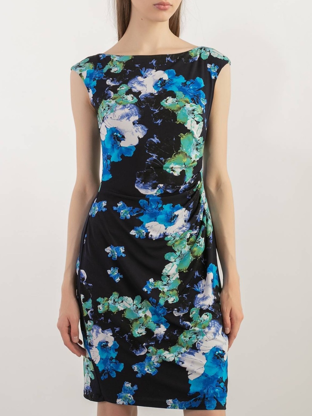 LAUREN Ralph Lauren - Watercolor Sleeveless Dress - multi - fits like size 8